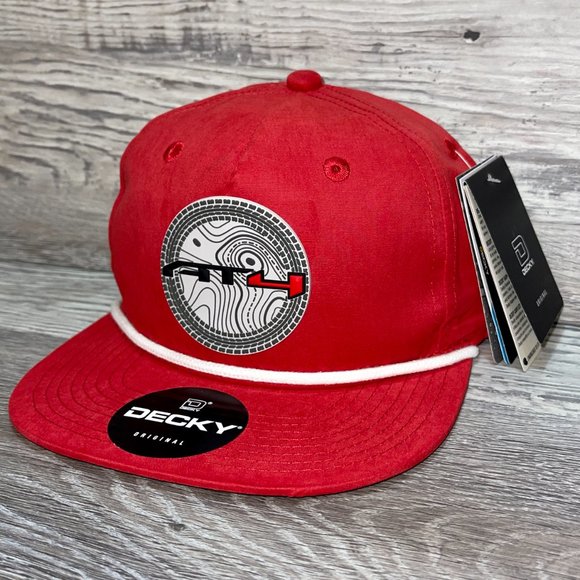 GMC AT4 Topo 3D Classic Rope Hat- Red/ White - Picture 3 of 4